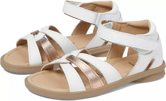 Сандалии на плоской подошве Clarise Old Soles, цвет Snow/Copper