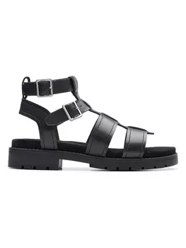 Сандалии на плоской подошве Clarks Leder Sandaletten Orinoco Cove, черный