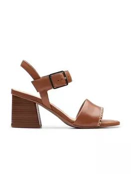 Сандалии на плоской подошве Clarks, светло-коричневый