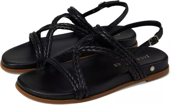 Сандалии на плоской подошве Cove Tubular Braid Sandal Jack Rogers, черный