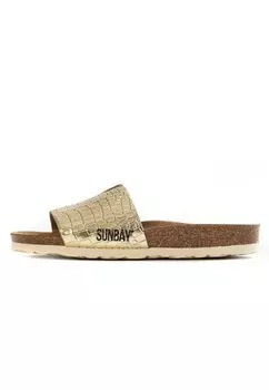 Сандалии на плоской подошве DJEELIA SUNBAY, золотой