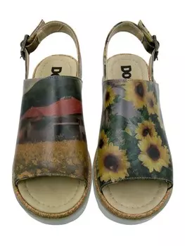 Сандалии на плоской подошве Dogo Gigi Sandalen - Sunflowers 41, бежевый