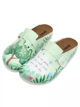 Сандалии на плоской подошве Dogo, зеленый