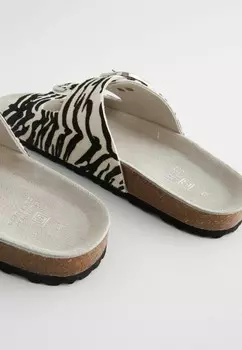 Сандалии на плоской подошве DOUBLE STRAP Next, черный