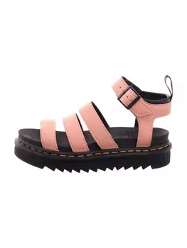 Сандалии на плоской подошве Dr Martens Plateau Sandaletten, розовый