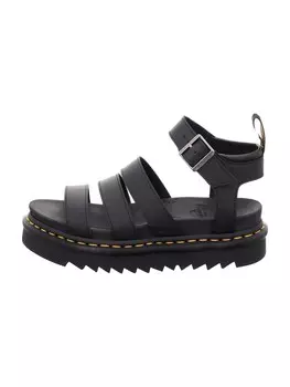 Сандалии на плоской подошве Dr Martens Plateau Sandaletten, черный