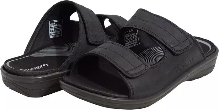 Сандалии на плоской подошве Durban Revere, цвет Oiled Black