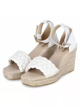 Сандалии на плоской подошве Espadrij, белый