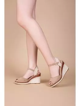 Сандалии на плоской подошве Foreverfolie, хаки