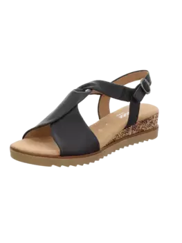 Сандалии на плоской подошве Gabor Comfort Sandaletten Bequem Abs Bis 40 Genua, цвет oceankorkts/honi