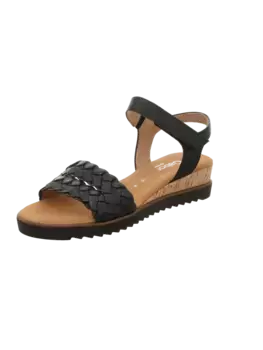 Сандалии на плоской подошве Gabor Comfort Sandaletten Bequem Abs Bis 40 Genua, черный