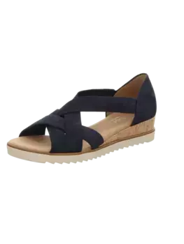 Сандалии на плоской подошве Gabor Comfort Sandaletten Bequem Abs Bis 40, синий