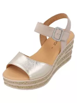 Сандалии на плоской подошве Gabor, цвет puder/rouge