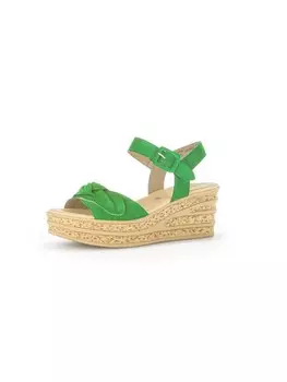 Сандалии на плоской подошве Gabor Fashion Keilsandaletten, зеленый