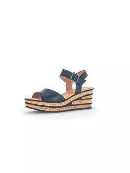 Сандалии на плоской подошве Gabor Fashion Keilsandaletten, черный