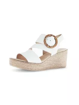 Сандалии на плоской подошве Gabor Fashion, кремовый