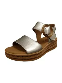 Сандалии на плоской подошве Gabor Keilsandaletten, золотой