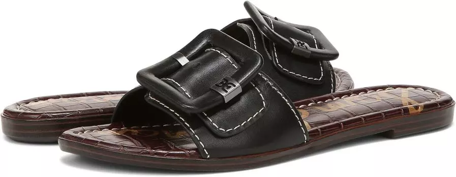 Сандалии на плоской подошве Gaige Sam Edelman, черный