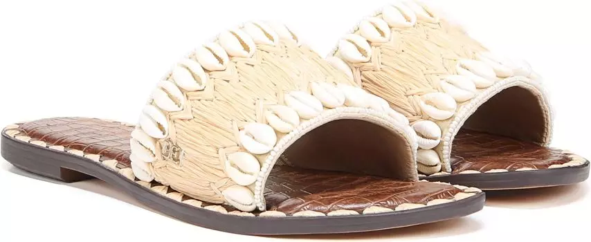 Сандалии на плоской подошве Gale Sam Edelman, цвет Natural/Ivory
