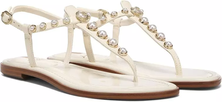 Сандалии на плоской подошве Gigi Pearl Sam Edelman, цвет Porcelain