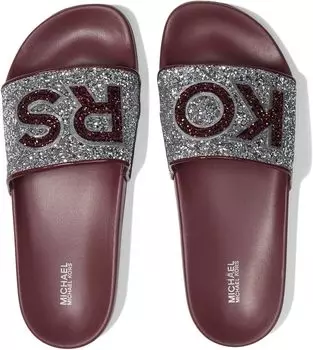 Сандалии на плоской подошве Gilmore Slide MICHAEL Michael Kors, цвет Merlot