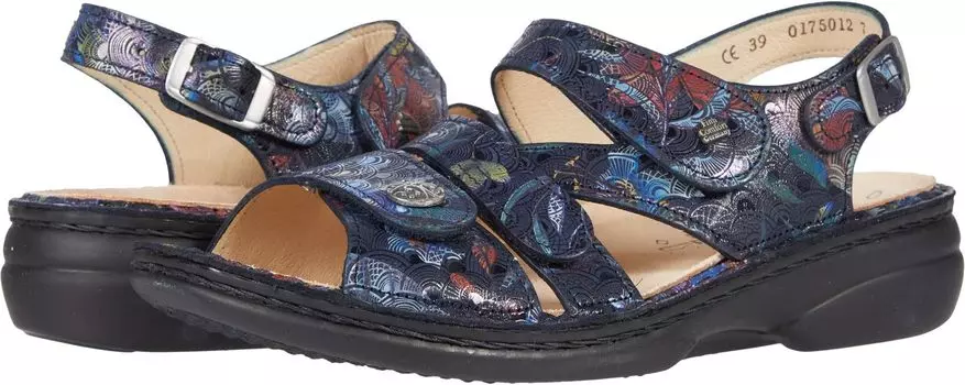 Сандалии на плоской подошве Gomera-S Finn Comfort, цвет Dark Blue Irpino