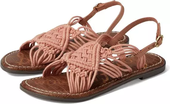 Сандалии на плоской подошве Gus Sam Edelman, цвет Buff Tan