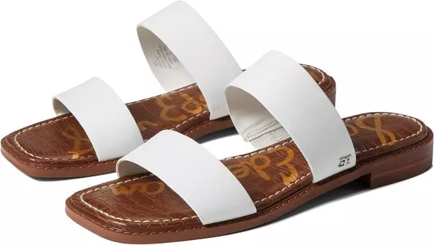 Сандалии на плоской подошве Haydee Sam Edelman, белый