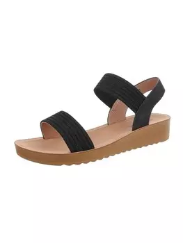 Сандалии на плоской подошве Ital-Design Sandale & Sandalette, цвет schwarz und hellgrau