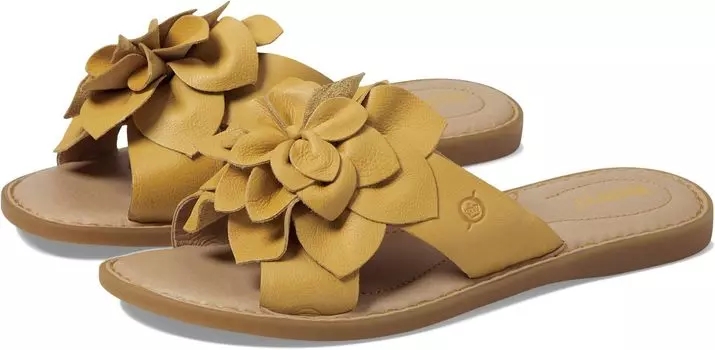 Сандалии на плоской подошве Ivory Born, желтый