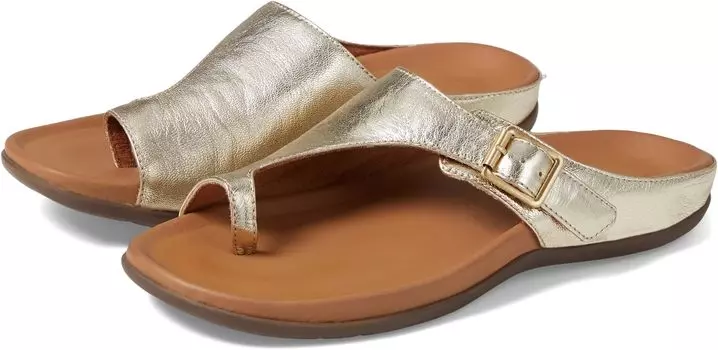 Сандалии на плоской подошве Java II Strive, цвет Light Gold