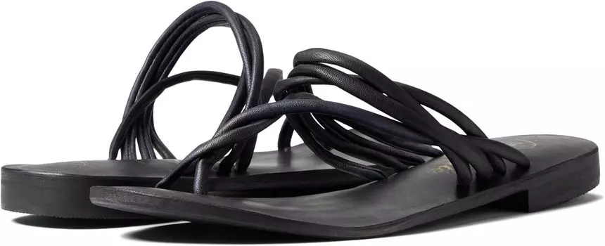 Сандалии на плоской подошве Kayla Soft Strappy Sandal Free People, черный