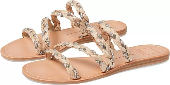 Сандалии на плоской подошве Khloe Dolce Vita, цвет Natural