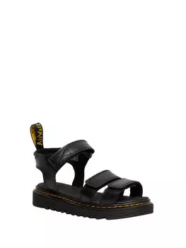 Сандалии на плоской подошве klaire jt lamper для девочек, черные Dr Martens