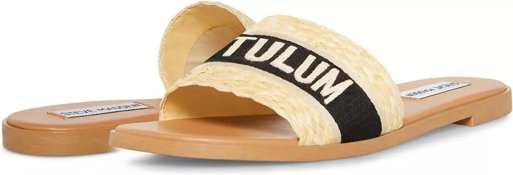 Сандалии на плоской подошве Knox Sandal Steve Madden, цвет Raffia