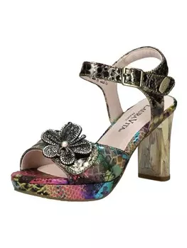 Сандалии на плоской подошве LAURA VITA, бронзовый