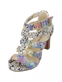 Сандалии на плоской подошве LAURA VITA, цвет nuvola velvet