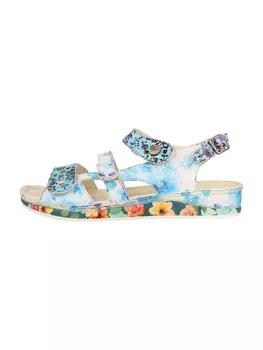 Сандалии на плоской подошве LAURA VITA, разноцветный