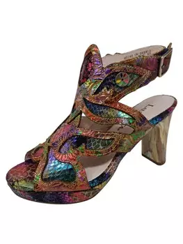 Сандалии на плоской подошве LAURA VITA, разноцветный