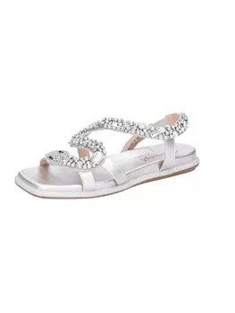 Сандалии на плоской подошве LAURA VITA, серебряный