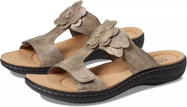 Сандалии на плоской подошве Laurieann Madi Clarks, цвет Platinum Textile