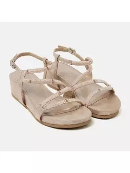 Сандалии на плоской подошве Lazamani Leder Keilsandaletten, розовый