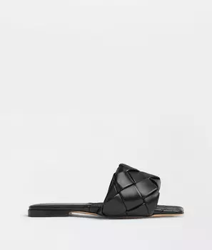 Сандалии на плоской подошве Lido Bottega Veneta, черный