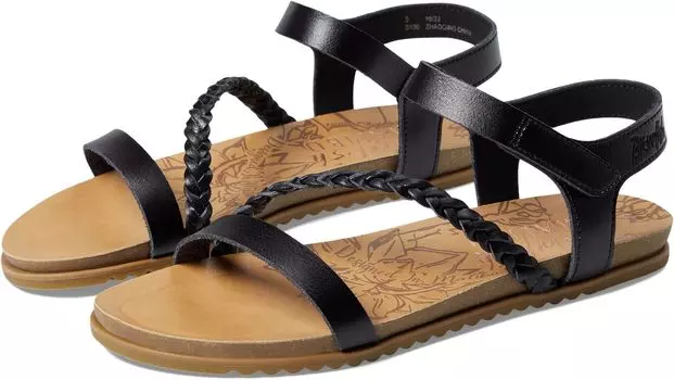 Сандалии на плоской подошве Madrigal K Blowfish Malibu, цвет Black Die Cut