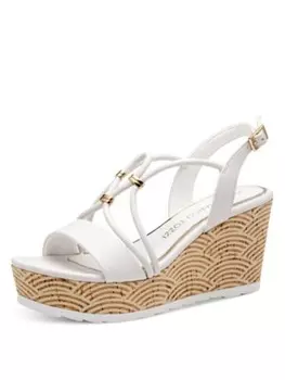 Сандалии на плоской подошве Marco Tozzi, белый