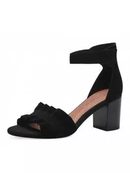 Сандалии на плоской подошве Marco Tozzi, черный