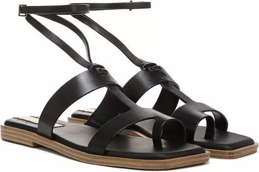 Сандалии на плоской подошве Maren Franco Sarto, черная кожа