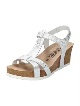 Сандалии на плоской подошве Mephisto Keilsandaletten, серебряный