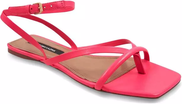 Сандалии на плоской подошве Mestico Leather Sandal BCBGMAXAZRIA, цвет Calypso Coral