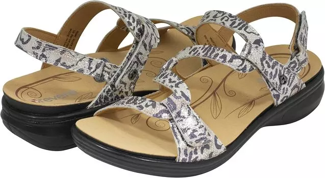 Сандалии на плоской подошве Miami Revere, цвет Silver Safari